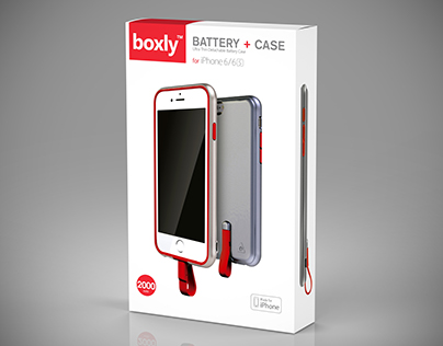 Boxly iPhone case packaging