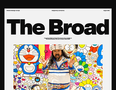 Project thumbnail - The Broad Redesign