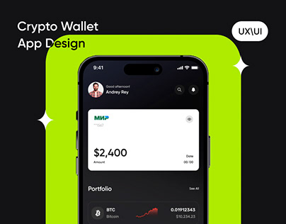 Crypto Wallet - Mobile App | UI\UX development