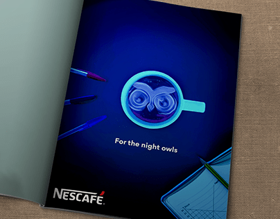 Magazine Ad Concept | Nescafe and Nord VPN