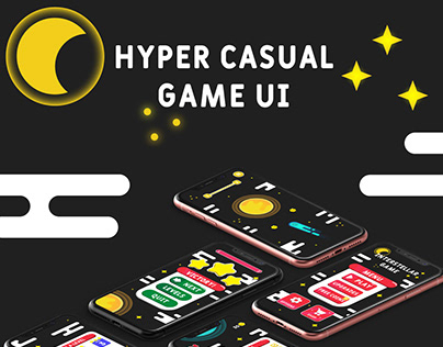 Hyper Casual Game UI - Freebie