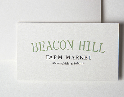 Beacon Hill Farm Market Branding Project