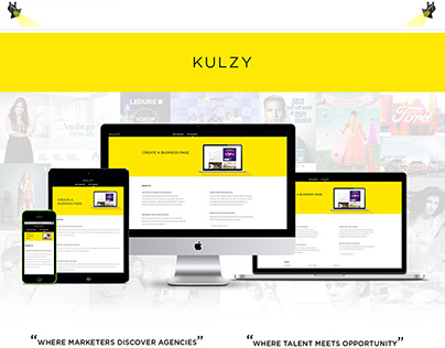 Kulzy.com 2016 Web UI Design