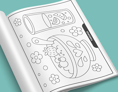 Foods coloring pages for kids
