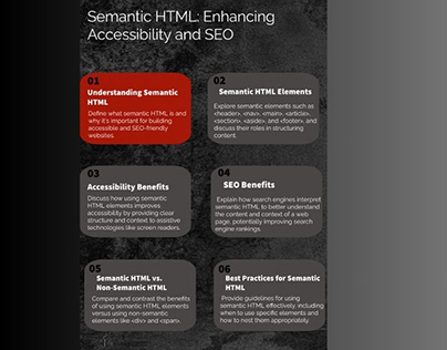 Semantic HTML: Enhancing Accessibility and SEO