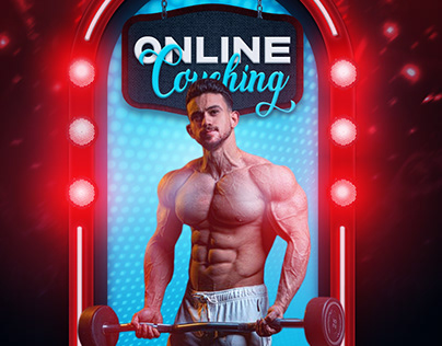 Online Couching Poster (Mohamed Bte5a)