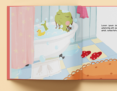 Project thumbnail - cartoon frog children book
