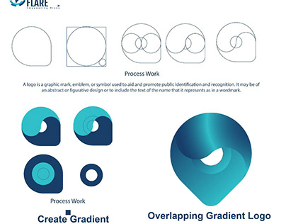 Overlapping Gradient Logo