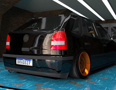 Estudo VW Gol - 3DsMax + Vray