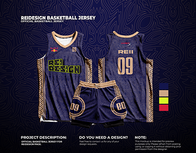 Reidesign Official Basketball Jersey