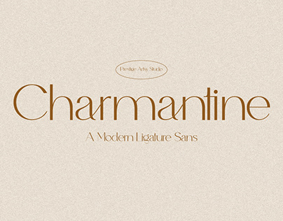 Charmantine — A Modern Ligature Sans