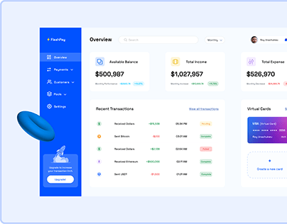 FlashPay: A Crypto & Fiat Payment Dashboard