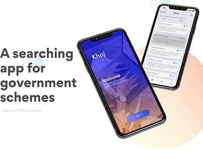 Khoj : a government scheme search app