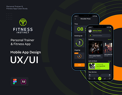 Ftness App Ui Design & Branding
