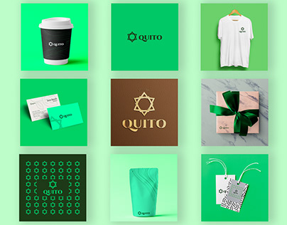 Quito Modern minimalist business logo Branding design.
