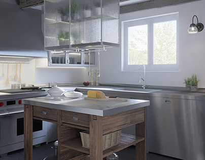 PRIVATE KITCHEN - 3D VISUAL RENDER