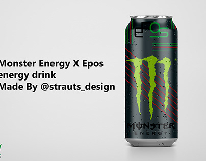 Monster Energy X Epos drink design