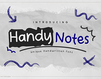 Handy Notes - Handwritten Font By Storiatype