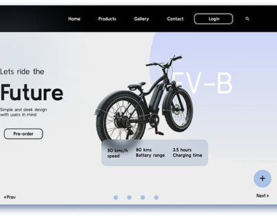 E-bikes pro landing page