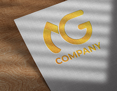 Stylish lettermark logo with the gm text