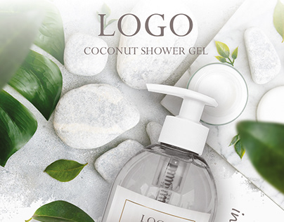 shower gel packaging design