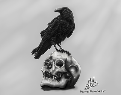 Kruk i Czaszka / Raven and Skull