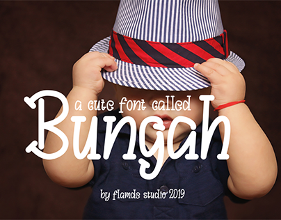 Bungah Typeface | Free For Personal Use