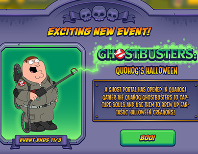 Family Guy: the Quest for Stuff Event UI