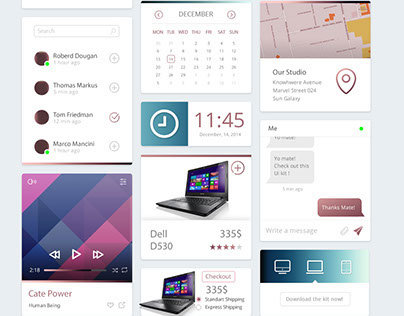 Dashboard UI Kit / Galaxy Mood