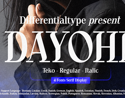 Dayohe - Modern Serif Font