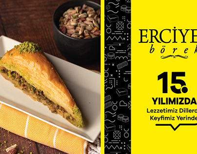 Erciyes Börek 15th anniversary Branding Design