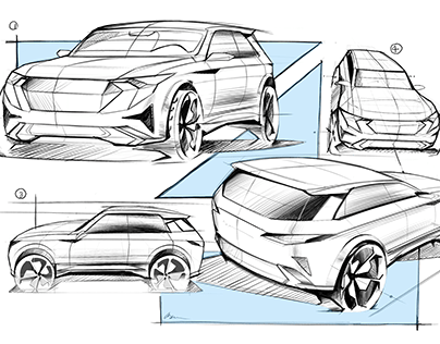 Car rendering doodles