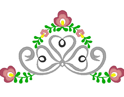 flower embroidery design
