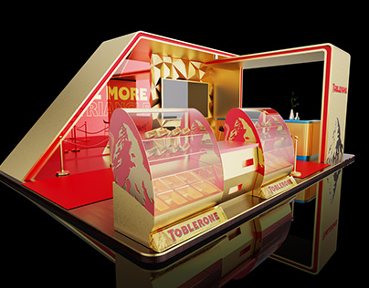 Toblerone Booth Design