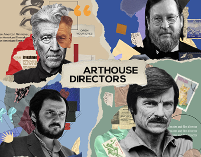 arthouse directors in collages