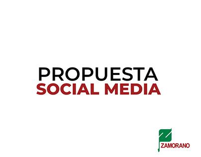Propuesta Social Media Zamorano