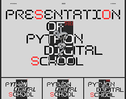 Project thumbnail - Information design Python School