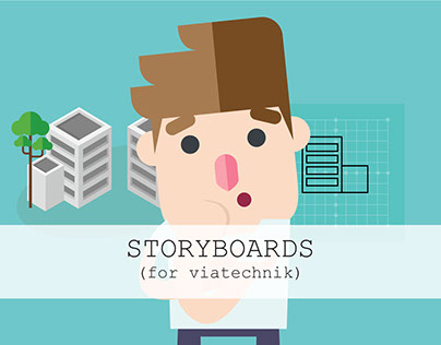 Ilustration Flat StoryBoard