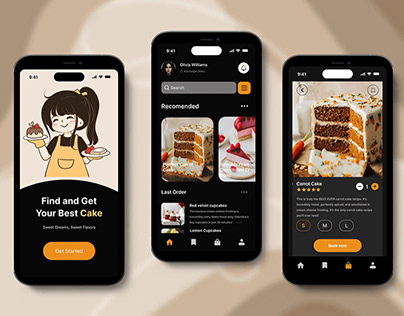 Cake & Cookies App Design