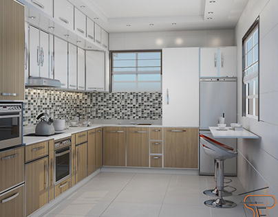 Kitchen design in different colors