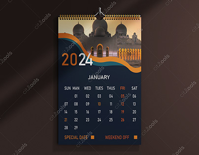 CALANDER @ months will be used as per your wish