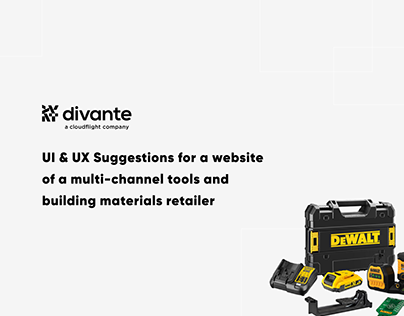 Improvements for a website of a tools retailer