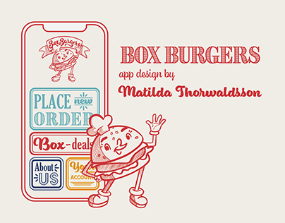 Box Burgers - App Design