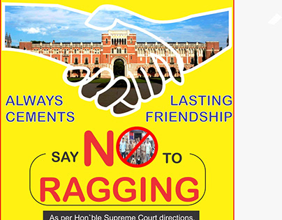 No Ragging Poster