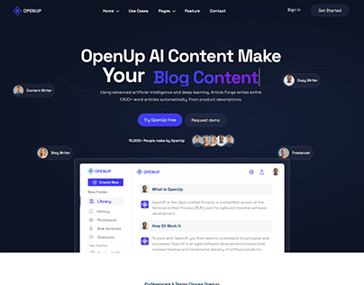 Openup - AI Application WordPress Theme