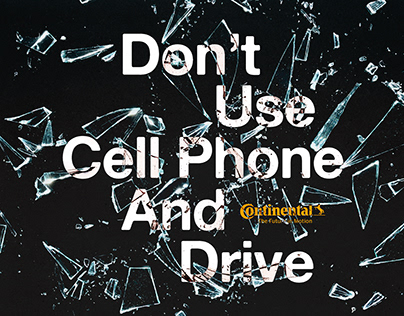 Campanha | Don't Use Cell Phone And Drive - Continental