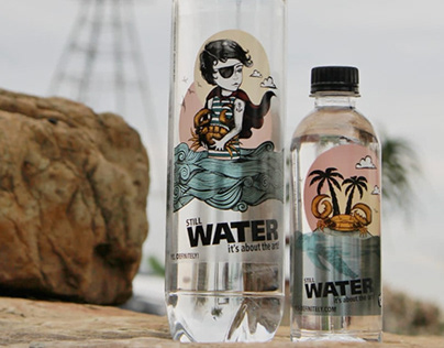 Yes Definietly Yes! Still water: label illustrations