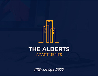 The Alberts Apartments Logo (Real Estates)