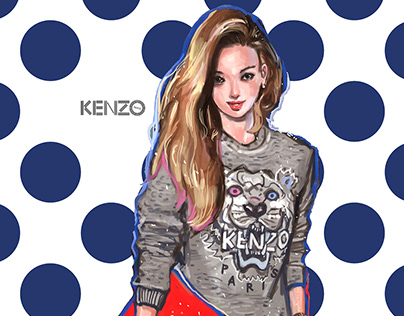 Fashion Illustration for KENZO