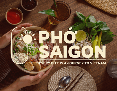 Project thumbnail - Pho Saigon - Brand Identity and Guidelines